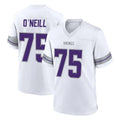 M.Vikings #75 Brian O'Neill Player White Alternate Home Game Gdoa Stitched Jerseys