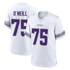M.Vikings #75 Brian O'Neill Player White Alternate Home Game Gdoa Stitched Jerseys