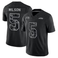 NY.Jets #5 Garrett Wilson Player Black Limited 2026 Salute to Service Home Game Gdoa Stitched Jerseys