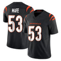 C.Bengals #53 Boye Mafe Player Black Vapor F.U.S.E. Limited Home Game Gdoa Stitched Jerseys