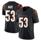C.Bengals #53 Boye Mafe Player Black Vapor F.U.S.E. Limited Home Game Gdoa Stitched Jerseys