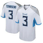 T.Titans #3 Tommy Townsend Player White Home Game Gdoa Stitched Jerseys