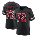 A.Cardinals #72 Hjalte Froholdt Player Black Alternate Game Gdoa Stitched Jerseys