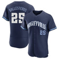 C.Cubs #25 Mois¨¦s Ballesteros Player Navy City Connect Limited Elite Home Gdoa Stitched Jerseys