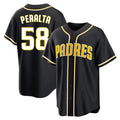 S.Diego Padres #58 Wandy Peralta Player Black 2026 Fashion Home Fdoa Stitched Jerseys