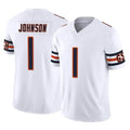 C.Bears #1 Jaylon Johnson Player White Vapor F.U.S.E. Limited Home Game Gdoa Stitched Jerseys