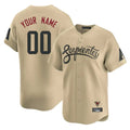 Custom A.Diamondbacks Gold City Connect Limited Home Game Any name & number Gdoa Stitched Jerseys