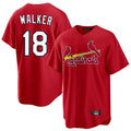 St. Louis Cardinals #18 Jordan Walker Player Red Home Game Fdoa Stitched Jerseys