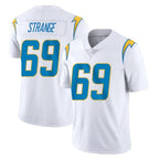 LA.Chargers #69 Cole Strange Player White Limited Vapor Untouchable Home Game Stitched Jerseys