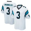 C.Panthers #3 Princely Umanmielen Player White Game Gdoa Stitched Jerseys