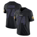 MN.Vikings #74 Donovan Jackson Player Black Impact LImited Home Game Gdoa Stitched Jerseys