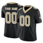 Custom NO.Saints Black Limited Vapor F.U.S.E. Home Game Any Name & Numbers Gdoa Stitched Jerseys