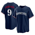M.Twins #9 Trevor Larnach Player Navy Replica Alternate Home Fdoa Stitched Jerseys