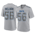 IN.Colts #56 Quenton Nelson Player Gray Atmosphere Fashion Home Game Gdoa Stitched Jerseys