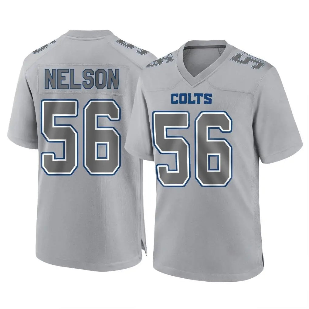 IN.Colts #56 Quenton Nelson Player Gray Atmosphere Fashion Home Game Gdoa Stitched Jerseys