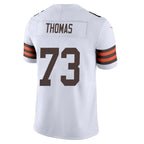 C.Browns #73 Joe Thomas Player White Vapor Untouchable Limited Home Game Gdoa Stitched Jerseys