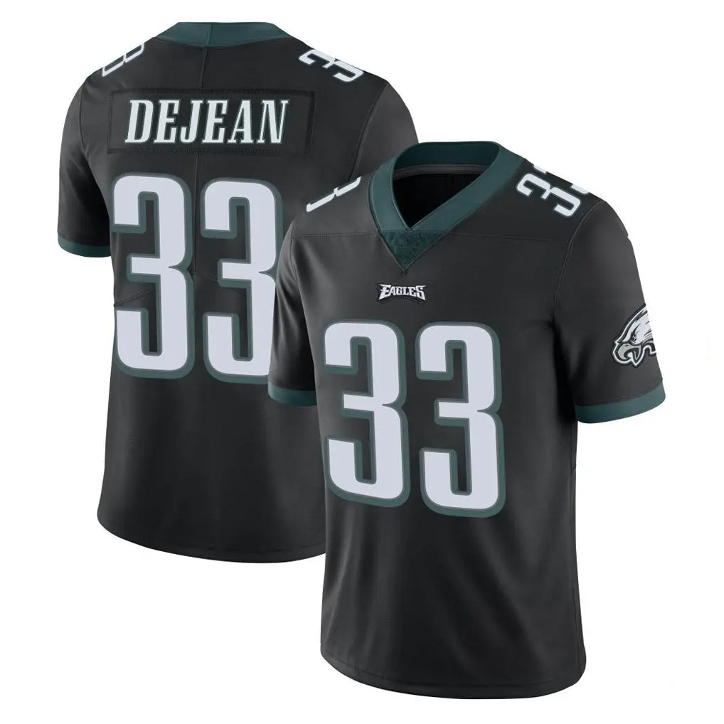 P.Eagles #33 Cooper DeJean Player Black Limited Vapor Untouchable Home Game Gdoa Stitched Jerseys