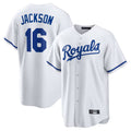 KC.Royals #16 Bo Jackson Player White Home Game Gdoa Stitched Jerseys
