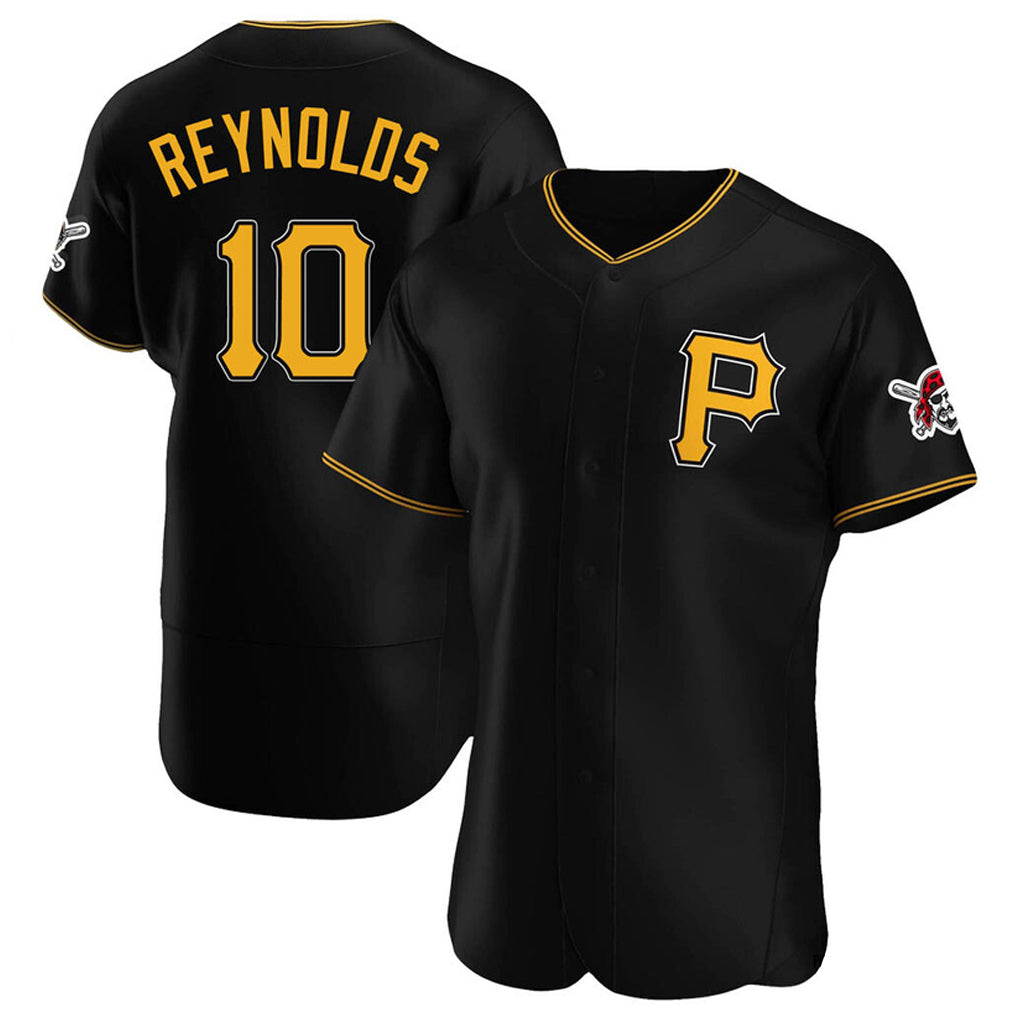 P.Pirates #10 Bryan Reynolds Player Black Alternate 2025 Home Limited Elite Fdoa Stitched Jerseys