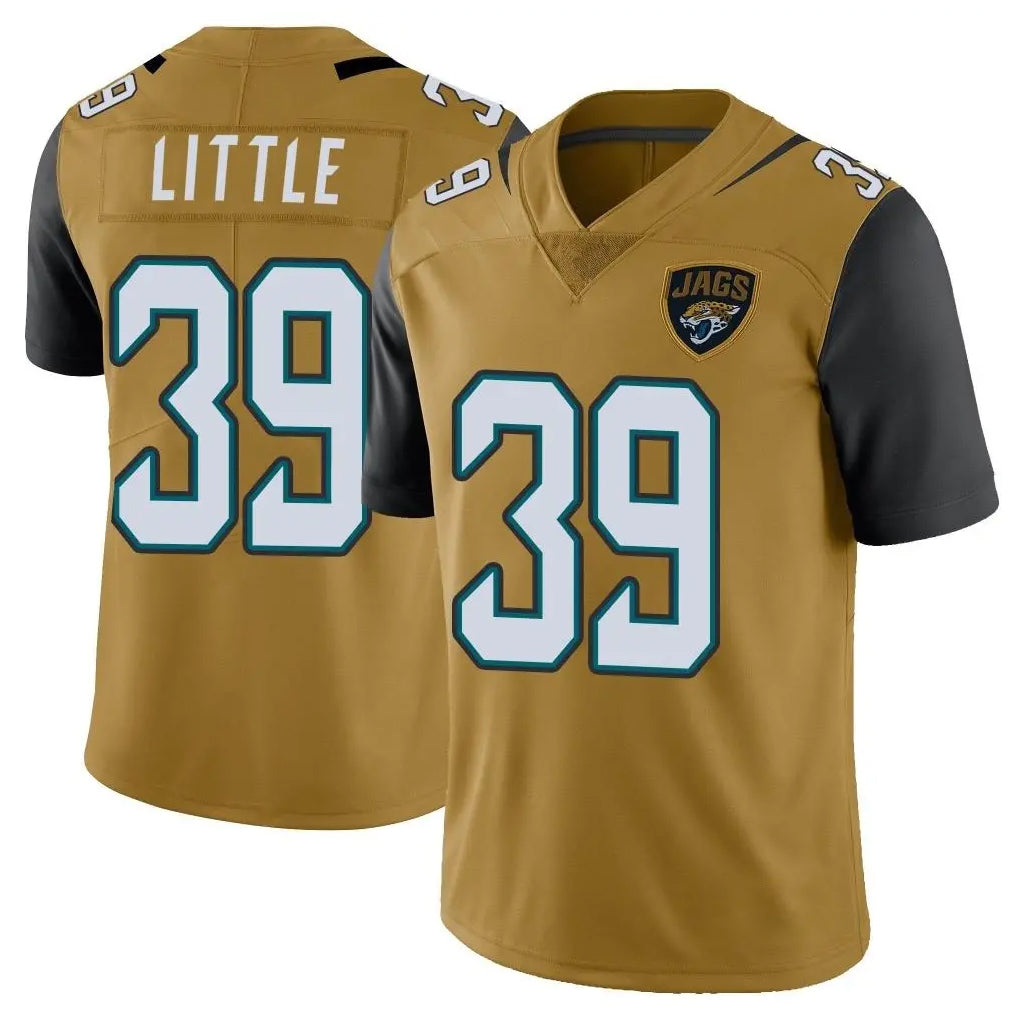 J.Jaguars #39 Cam Little Player Gold Vapor Limited Home Game Gdoa Stitched Jerseys