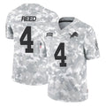 D.Lions #4 D.J. Reed Player Arctic Camo Salute To Service Limited Gdoa Stitched Jerseys