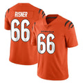 C.Bengals #66 Dalton Risner Player Orange Vapor Untouchable Limited Home Game Gdoa Stitched Jerseys