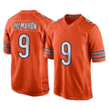 C.Bears #9 Jim McMahon Player Orange Home Game Gdoa Stitched Jerseys