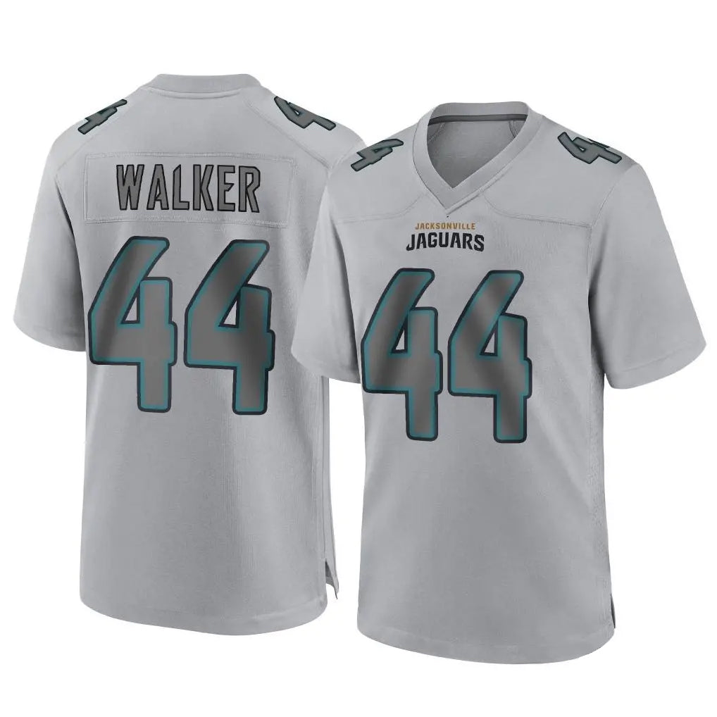 J.Jaguars #44 Travon Walker Player Gray Atmosphere Fashion Home Game Gdoa Stitched Jerseys