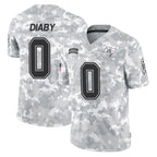 TB.Buccaneers #0 Yaya Diaby Player Arctic Camo Limited Salute To Service Home Game Gdoa Stitched Jerseys