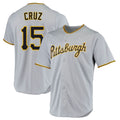 P.Pirates #15 Oneil Cruz Player Gray Road Home Game Fdoa Stitched Jerseys