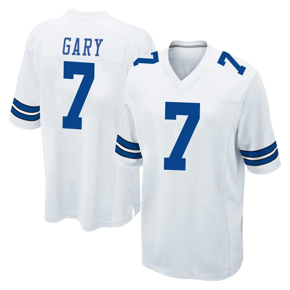 D.Cowboys #7 Rashan Gary Player White Home Game Gdoa Stitched Jerseys
