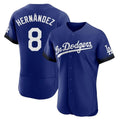 LA.Dodgers #8 Enrique Hern¨¢ndez Player Royal City Connect Elite Home Fdoa Stitched Jerseys