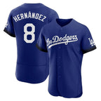 LA.Dodgers #8 Enrique Hern¨¢ndez Player Royal City Connect Elite Home Fdoa Stitched Jerseys