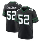 NY.Jets #52 Kingsley Enagbare Player Black Legacy Home Game Gdoa Stitched Jerseys