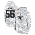 D.Cowboys #56 Cooper Beebe Player Arctic Camo Salute to Service Hoodies Limited Game Gdoa Stitched Jerseys