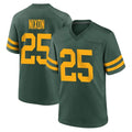 GB.Packers #25 Keisean Nixon Player Green Alternate Home Game Gdoa Stitched Jerseys