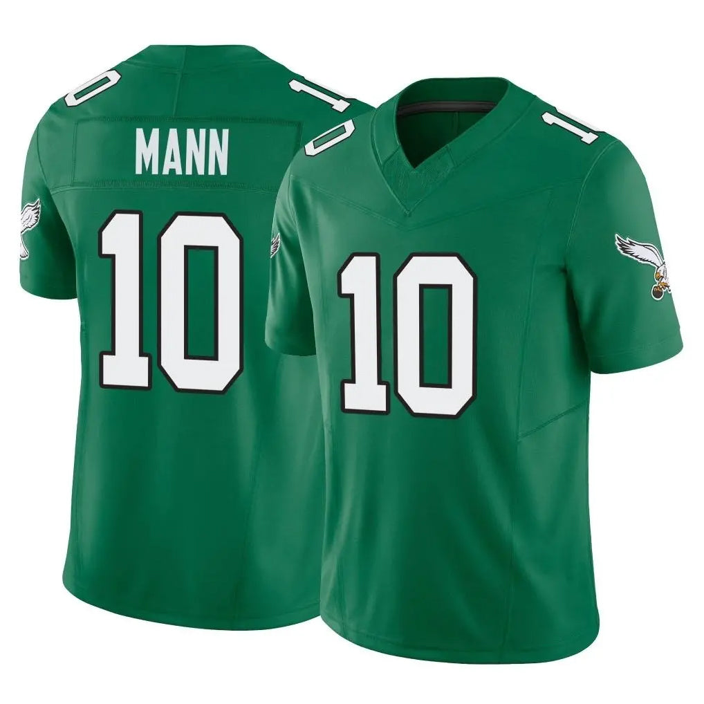 P.Eagles #10 Braden Mann Player Green Kelly Alternate Vapor F.U.S.E. Home Game Gdoa Stitched Jerseys