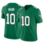 P.Eagles #10 Braden Mann Player Green Kelly Alternate Vapor F.U.S.E. Home Game Gdoa Stitched Jerseys