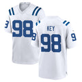 IN.Colts #98 Arden Key Player White Home Game Gdoa Stitched Jerseys
