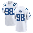 IN.Colts #98 Arden Key Player White Home Game Gdoa Stitched Jerseys