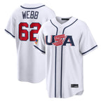 SF.Giants #62 Logan Webb Player Navy USA 2026 World Classic Road Limited Fdoa Stitched Jerseys