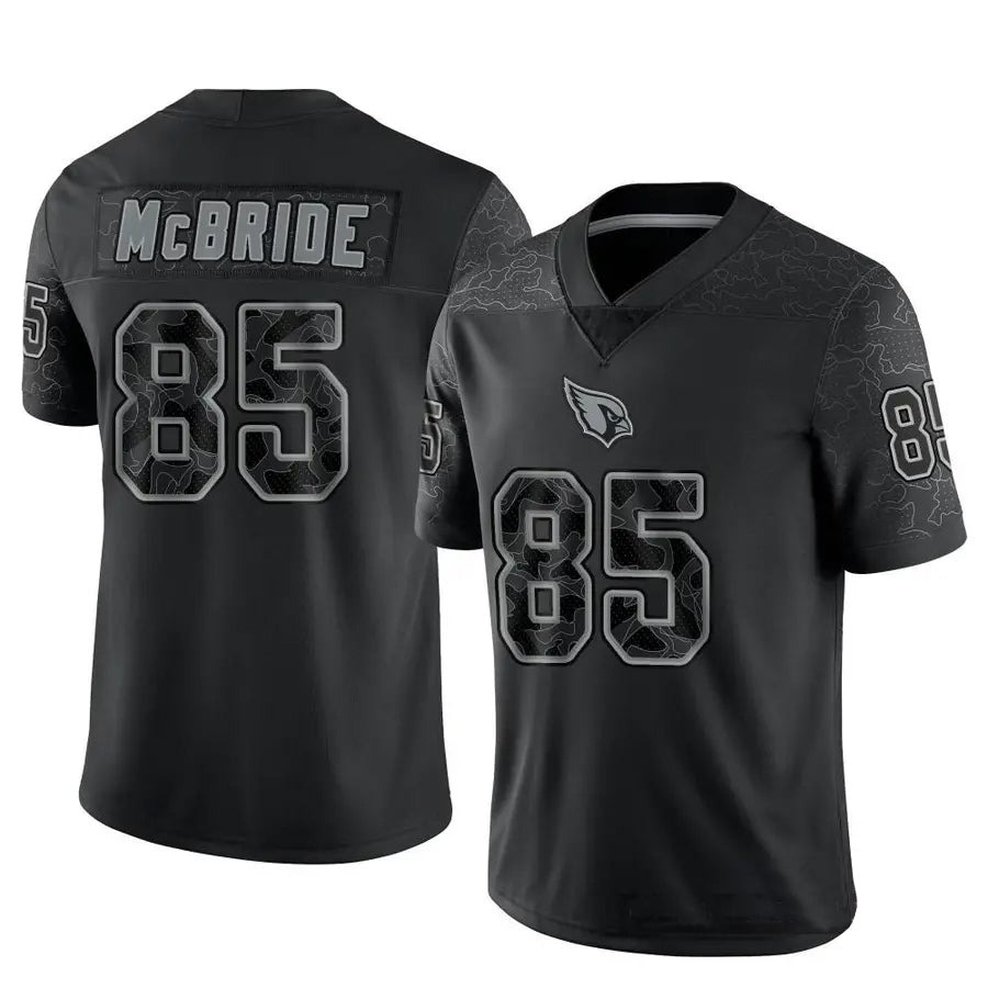 A.Cardinals #85 Trey McBride Player Black RFLCTV Limited Gdoa Stitched Jerseys