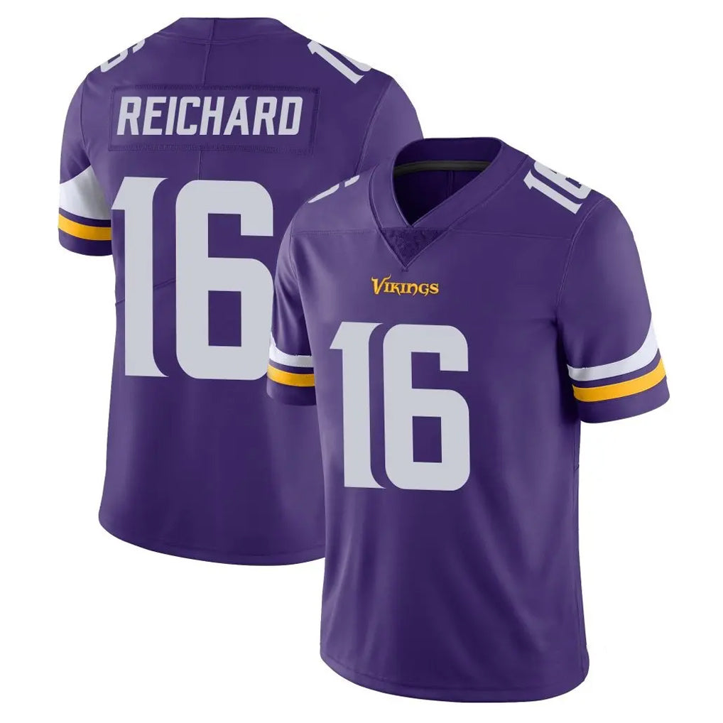 M.Vikings #16 Will Reichard Player Purple Limited Vapor Untouchable Home Game Gdoa Stitched Jerseys