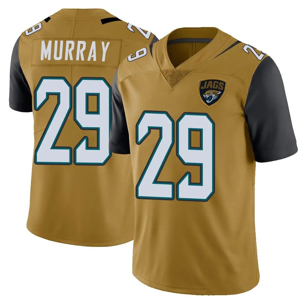 J.Jaguars #29 Eric Murray Player Gold Vapor Limited Home Game Gdoa Stitched Jerseys