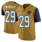 J.Jaguars #29 Eric Murray Player Gold Vapor Limited Home Game Gdoa Stitched Jerseys