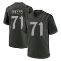 NY.Jets #71 Josh Myers Player Green 2025 Rivalries Collection Home Game Gdoa Stitched Jerseys