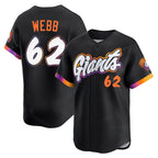 SF.Giants #62 Logan Webb Player Black City Connect Home Limited Fdoa Stitched Jerseys