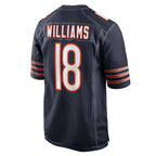 C.Bears #18 Caleb Williams Player Navy Home Game Gdoa Stitched Jerseys