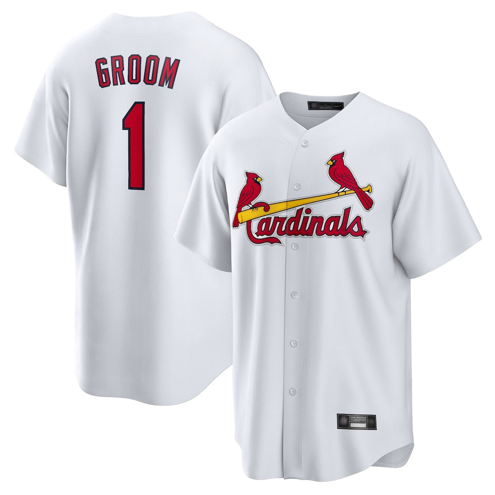 St. Louis Cardinals #1 Ozzie Smith Player White Home Game Fdoa Stitched Jerseys