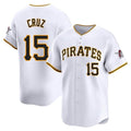 P.Pirates #15 Oneil Cruz Player White Home Limited Fdoa Stitched Jerseys